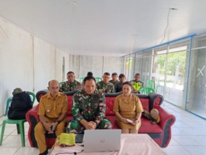Dukung Program Strategis Nasional, Kodim 1621/TTS Ikuti Evaluasi KDKMP Bersama Wakil Panglima TNI.