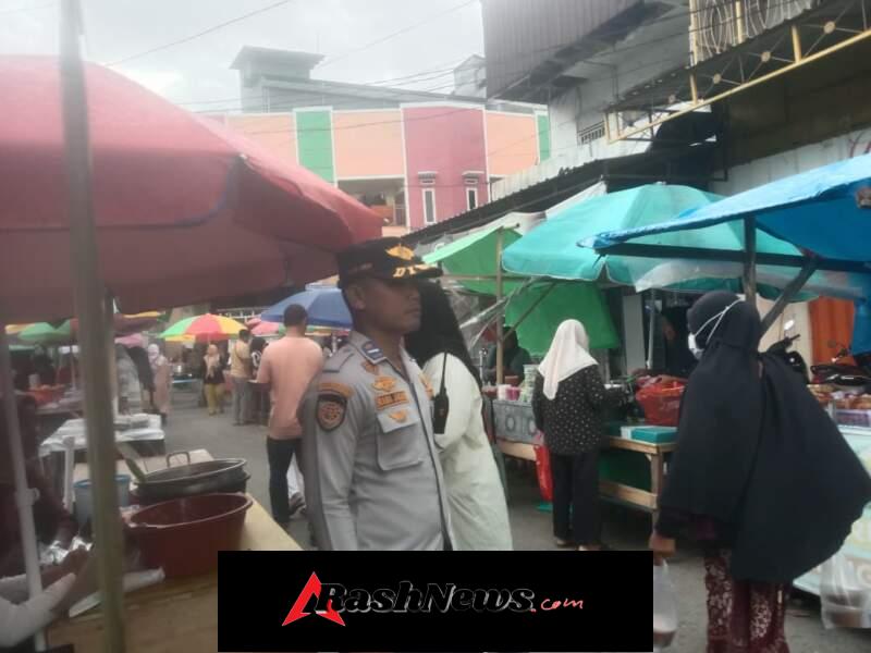Kolaborasi TNI dan Dishub Amankan Kegiatan Pasar Ramadhan Idul Fitri 1477 H