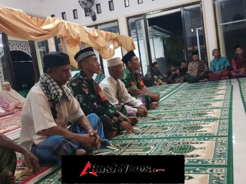Pererat Silaturahmi, Babinsa Desa Mura Hadir dalam Safari Ramadan 1447 H