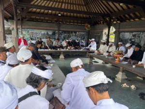 Kapolsek Rendang Dialogis Kamtibmas Menjelang Tawur Agung Kesanga Dan Karya IBTK Pura Besakih 2026