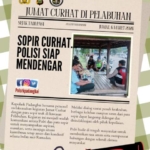 Kapolsek Gelar Jumat Curhat Bersama Sopir Truk Pelabuhan, Jaga Kamtibmas Selama Ramadan