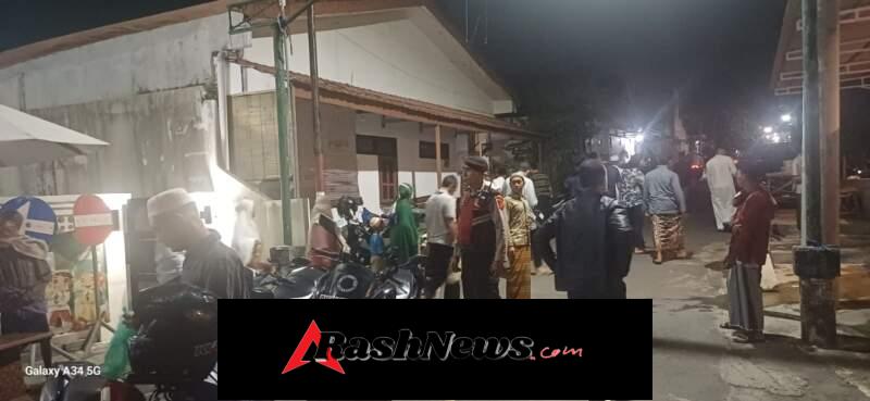 Polsek Kuta Utara Pastikan Keamanan Sholat Taraweh Di Masjid Al-Hasanah Canggu