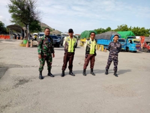 Serda Nurdin Laksanakan PAM di Pelabuhan Poto Tano, Situasi Aman dan Lancar