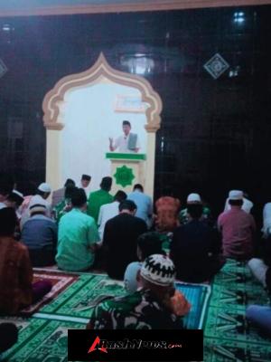 Babinsa Taliwang Hadir di Tengah Masyarakat pada Kegiatan Safari Ramadhan Forkopimcam