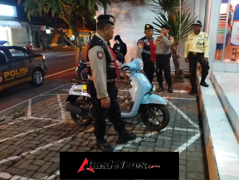 Patroli Dialogis Samapta Polsek Abiansemal Sasar Kawasan Perbankan BRI, Sampaikan Himbauan Kamtibmas