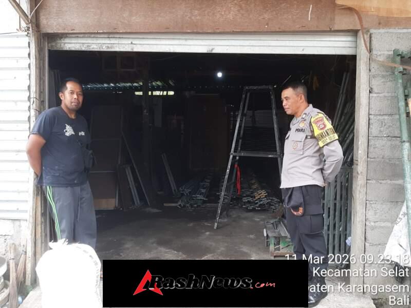 Kegiatan sambang Bhabinkamtibmas Desa selat ke warga binaan untuk sampaikan pesan kamtibmas.