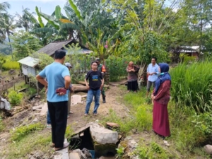 Cegah Konflik Warga, Babinsa Beru Cek Langsung Batas Tanah di Lapangan