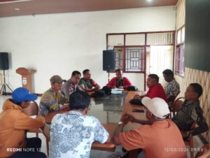 Babinsa Koramil Jajaran Kodim 1628/SB Hadiri Mediasi Permasalahan Tanah Warga