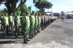 Ratusan Personel Dikerahkan, Polres Lotim Gelar Apel Pasukan Operasi Ketupat Rinjani 2026