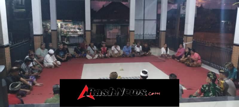 Rapat Persiapan Hari Raya Nyepi, TNI POlri Dan Pemdes Satra Tegaskan Komitmen Bersama Ciptakan Nyepi Aman Dan Damai