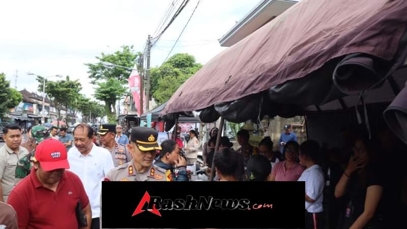 Gerakan Pangan Murah Polri Serentak, Polres Badung Turun ke Pasar Mengwi