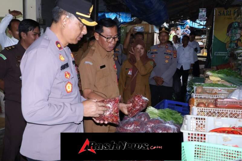 Pemkab Tabanan Berkoordinasi dengan Kapolres Tabanan Lakukan Sidak untuk Kendalikan Harga Bahan Pokok