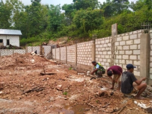 Babinsa Laksanakan Monitoring Wilayah dan Pengawasan Pembangunan KDKMP Desa Sanggaoen