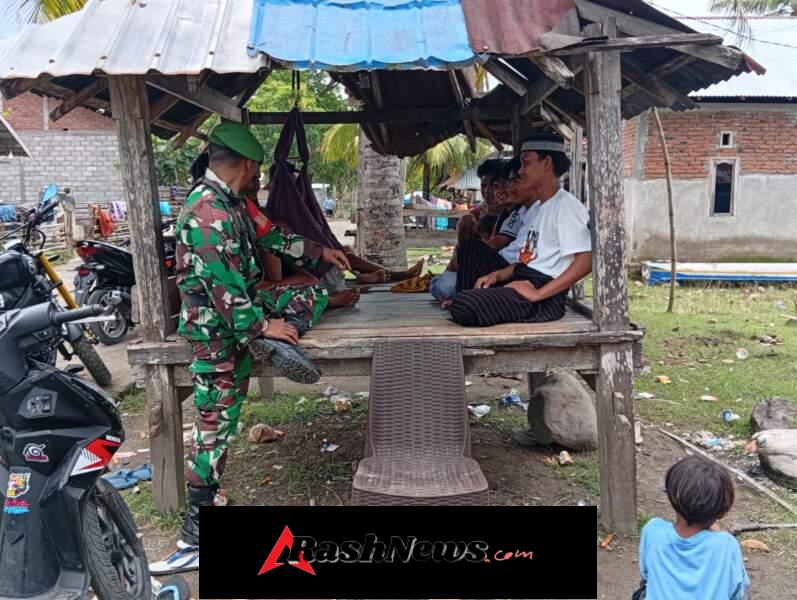 Cegah Gangguan Ketertiban, Babinsa Jambu Edukasi Remaja Soal Etika Ramadan