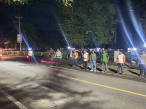 TNI dari Kodim 1614/Dompu Siaga di Pos PAM Terminal Ginte, Pastikan Situasi Aman Jelang Lebaran