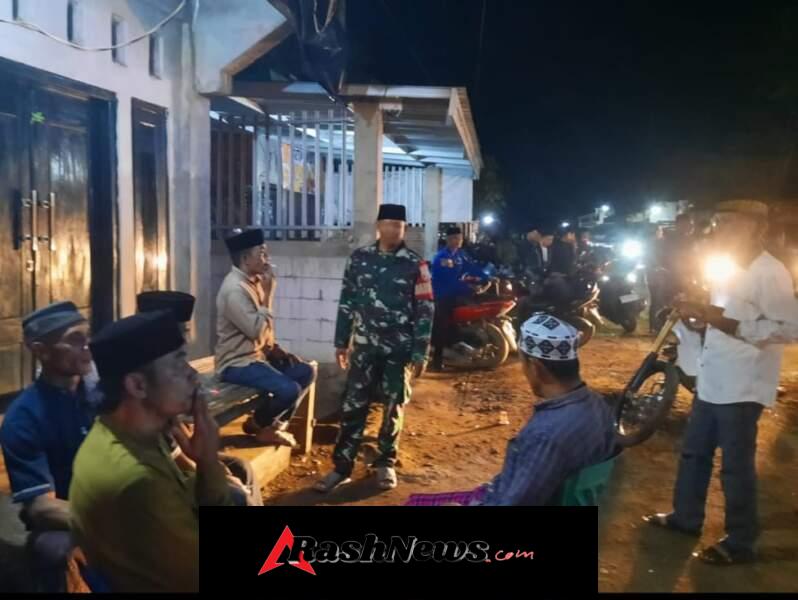 Babinsa Koramil Monta Intensifkan Patroli Malam Jelang Idul Fitri