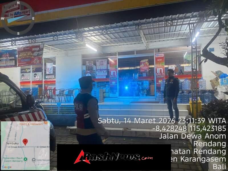 Menjelang Hari Raya Nyepi Dan Idulfitri Polsek Rendang Tingkatkan Patroli Cegah Gangguan Kamtibmas