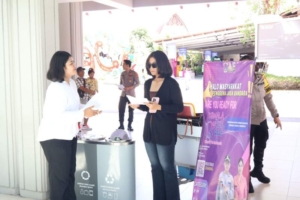 Polres Bandara Ngurah Rai Gencarkan Sosialisasi Kemala Run 2026 di Terminal Domestik