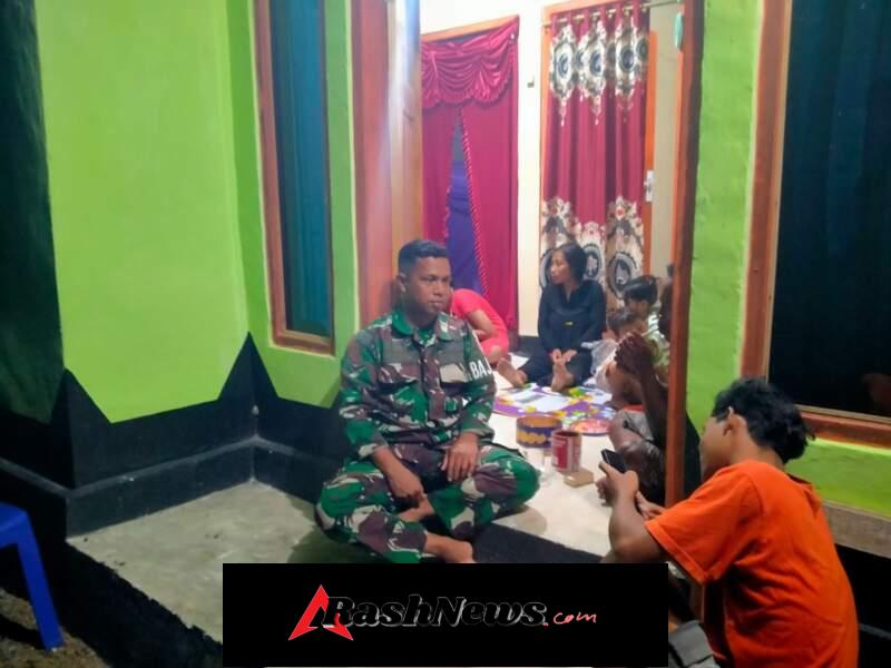 Koramil 1628-05/Jereweh Gelar Patroli Malam, Jaga Kondusivitas Wilayah