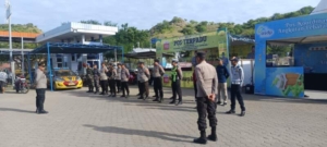 Operasi Ketupat Rinjani 2026, Aparat Gabungan Laksanakan Apel dan Patroli di Poto Tano