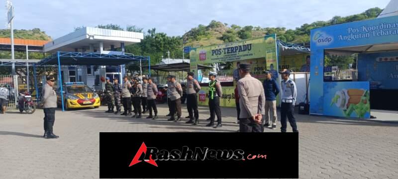 Operasi Ketupat Rinjani 2026, Aparat Gabungan Laksanakan Apel dan Patroli di Poto Tano