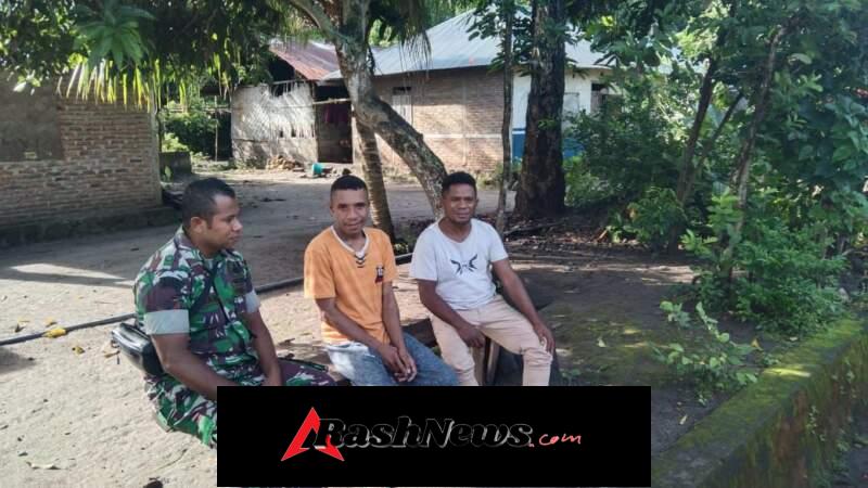 Perkuat Hubungan, Babinsa Bandar Ajak Masyarakat Jaga Kamtibmas