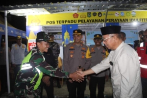 Sinergi  Kodim 1608/Bima Ciptakan Keamanan Kondusif Saat Malam Takbiran di Kota Bima