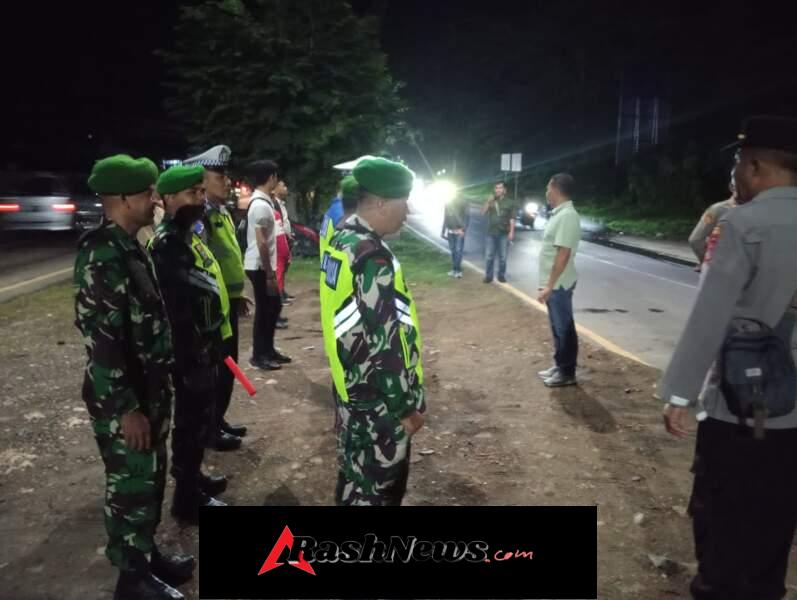 Petugas TNI, Polisi, dan Brimob Bersinergi Amankan Perayaan Takbir