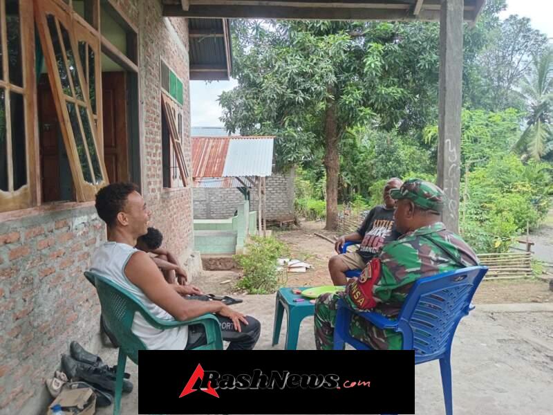 Sertu Soleman Haan Ajak Warga Jaga Keamanan Lingkungan