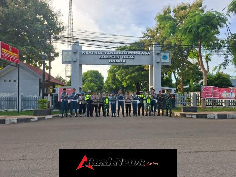 Babinsa Koramil Alak Kawal Sholat Idul Fitri