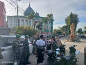 Kodim 1621/TTS Pastikan Pengamanan Idul Fitri Berjalan Lancar di Kabupaten TTS.