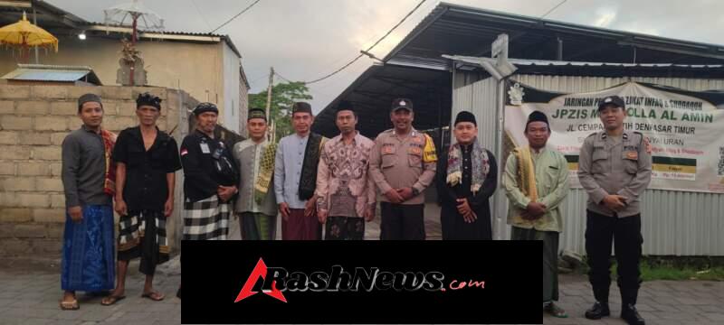 Polsek Dentim Kawal Sholat Idul Fitri di Beberapa Lokasi, Ibadah Berlangsung Aman dan Khidmat