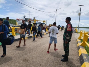 KMP Kalibodri Kembali Berlayar ke Bolok Kupang dengan Aman