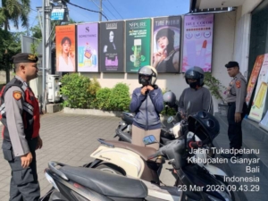 Patroli Terpadu Sat Samapta Polres Gianyar, Situasi Kamtibmas Terpantau Aman dan Kondusif