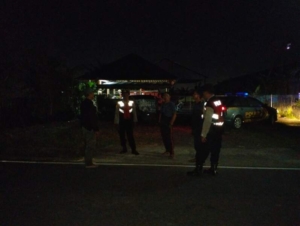 Patroli Subuh Samapta Polsek Abiansemal Fokus Strong Point Jalur Sepi, Antisipasi Gangguan Kamtibmas