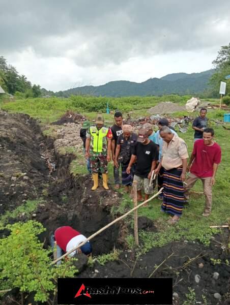 Sertu Donatus Kiri Turut Sukseskan Seremonial Adat Pembangunan Koperasi Desa Merah Putih