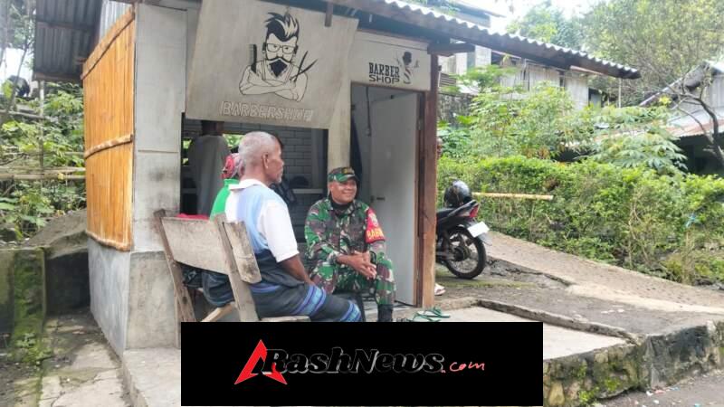Komsos dan Pamwil di Ndona Timur Berjalan Lancar, Warga Sambut Positif Babinsa