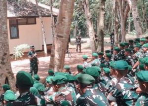 Tekankan Kekompakan dan Disiplin, Danbrigif Beri Arahan Prajurit
