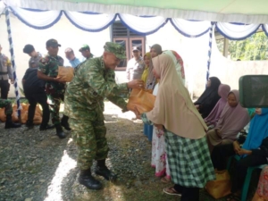 Sinergi BMWI, TNI dan Polri Ringankan Beban Masyarakat Wawo
