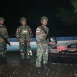 Yonarmed 12 Kostrad Amankan 41 Krat Minuman Ilegal di Pesisir Rawan Perbatasan
