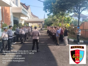 Propam laksanakan giat rutin pengecekan dan pengawasan piket fungsi