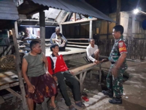 Sinergi TNI, Pol PP, dan Warga Amankan Wilayah Woha dan Sekitarnya