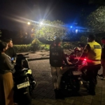 Patroli Malam Minggu, Polsek Mengwi Antisipasi Balapan Liar