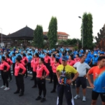 KEMALA RUN 2026 Makin Dekat, Polres Klungkung Gaungkan Lewat Lari Bersama