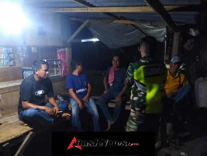 Babinsa di Bima Gencar Ronda Malam, Perkuat Kamtibmas di Wilayah Binaan