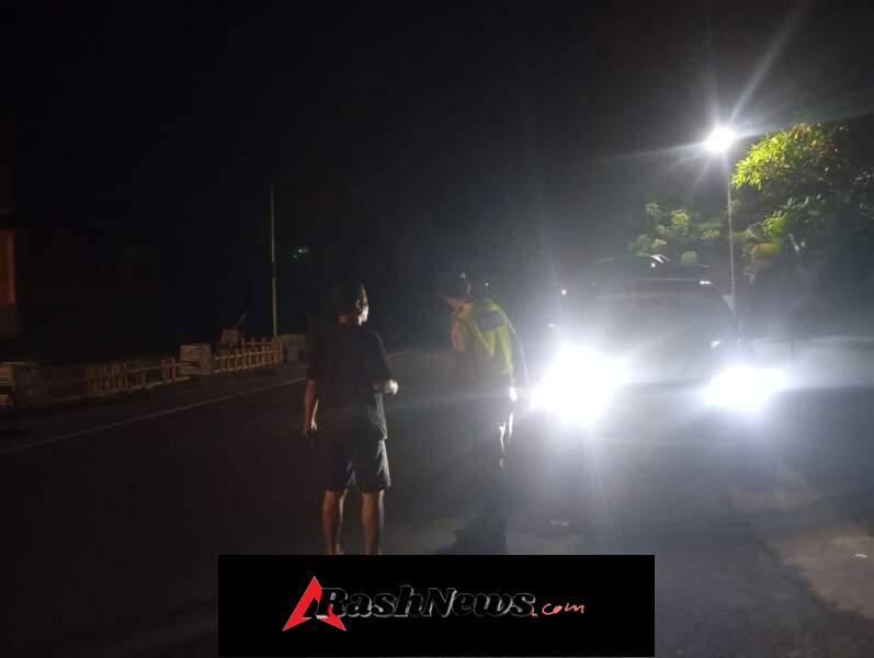Polsek Selemadeg barat Gelar Patroli Malam Menjelang Dini Hari