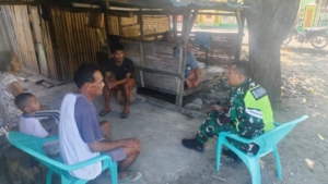 Peran Babinsa Aesesa, Serap Aspirasi Warga Desa Labolewa