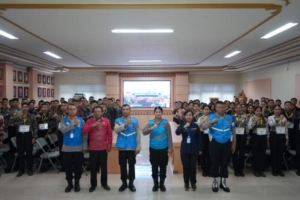 Polres Gianyar Gelar Pembacaan Sumpah dan Penandatanganan Pakta Integritas Penerimaan Anggota Polri T.A 2026