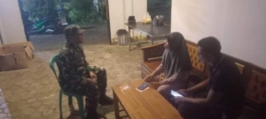 Serda Syamsul Hadi Laksanakan Patroli, Warga Diimbau Jaga Kamtibmas