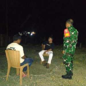 Sertu Jamaludin Ajak Generasi Muda Jadi Teladan Saat Ronda Malam
